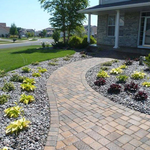 residential concrete after cleaning